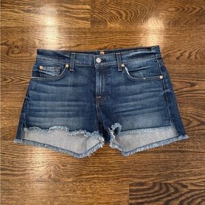 7 For All Mankind Classic Blue Jean Shorts